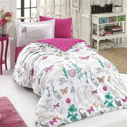 Hobby Rossella Fuchsia - Poplin Studio Duvet Cover Set