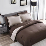 Chestnut Reversible 7 Piece bed in a bag Comforter Set