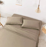 Beige Luxury Extra Soft Cozy Sheet Set 12" Deep Pocket