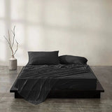 Black Extra Soft Cozy Sheet Set 12" Deep Pocket