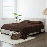 Brown Extra Soft Cozy Sheet Set 12" Deep Pocket