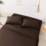 Brown Extra Soft Cozy Sheet Set 12" Deep Pocket