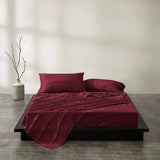 Burgundy Luxury Extra Soft Cozy Sheet Set 12" Deep Pocket