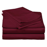 Burgundy Luxury Extra Soft Cozy Sheet Set 12" Deep Pocket