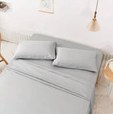 Light Grey Luxury Extra Soft Cozy Sheet Set 12" Deep Pocket