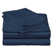 Navy Blue Extra Soft Cozy Sheet Set 12" Deep Pocket