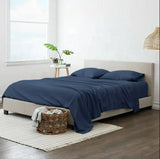 Navy Blue Extra Soft Cozy Sheet Set 12" Deep Pocket