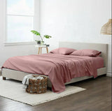 Rose Pink Extra Soft Cozy Sheet Set 12" Deep Pocket