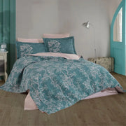 Hobby Dream Turquoise - Double Poplin Quilted Duvet Cover Set