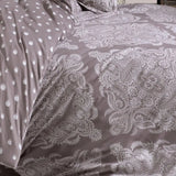 Hobby Ruby Cappuccino - Double Satin Duvet Cover Set