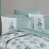 Hobby Estate Ice Blue - Double Poplin Quilted Duvet Cover Set