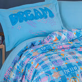 Hobby Freya Blue - Poplin Studio Single Duvet Cover Set