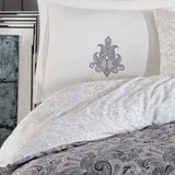 Hobby Mirabel Gray - Double Satin Duvet Cover Set