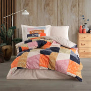 Hobby Bermuda Orange - Poplin Studio Single Duvet Cover Set