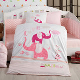 Hobby Pretty Pink Baby Duvet Cover Set