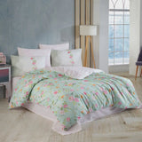 Hobby Carmela Green - Ranforce Single Duvet Cover Set