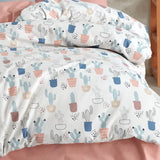 Hobby Paradie Blue - Poplin Studio Single Duvet Cover Set