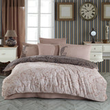 Hobby Leona Beige - Ranforce Double Duvet Cover Set