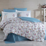 Hobby Gloria Mavi - Ranforce Double Duvet Cover Set