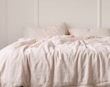 Baby Pink - 100% Pure Linen | Linen Cotton Mix | 3 Piece Duvet Cover