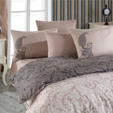 Hobby Leona Beige - Ranforce Double Duvet Cover Set