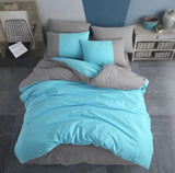 Hobby Diamond Turquoise - Poplin Double Duvet Cover Set