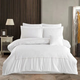 Hobby Queen 800 TC Satin Double Duvet Cover Set - White