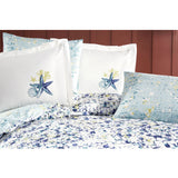 Hobby Frame Navy Blue - Poplin Double Duvet Cover Set