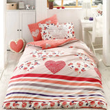 Hobby Bella Red - Poplin Studio Duvet Cover Set