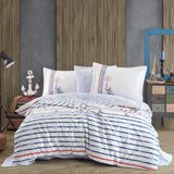 Hobby Olimpia White - Poplin Double Duvet Cover Set