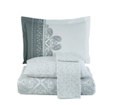 Hobby İrene Gray - Poplin Double Duvet Cover Set