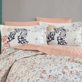 Hobby Fiesta Salmon - Double Poplin Quilted Duvet Cover Set