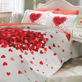 Hobby Juana Red - Poplin Double Duvet Cover Set