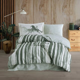 Hobby Cascade Green - Poplin Studio Single Duvet Cover Set