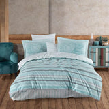 Hobby Talisa Aqua - Poplin Double Duvet Cover Set