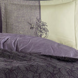 Hobby Lotus Purple - Double Satin Duvet Cover Set