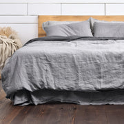 Light Grey - 100% Pure Linen | Linen Cotton Mix | 3 Piece Duvet Cover