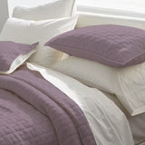 Light Mauve - 3-Piece Quilt Bedding with Pillowcases | Lightweight Bla