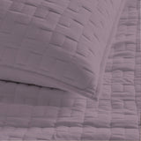 Light Mauve - 3-Piece Quilt Bedding with Pillowcases | Lightweight Bla