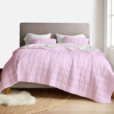 Lilac - 3-Piece Quilt Bedding with Pillowcases | Lightweight Blanket |