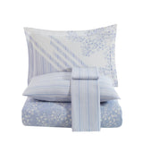 Hobby Romance Blue - Poplin Single Duvet Cover Set