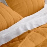 MustardYellow - 3Piece Quilt Bedding with Pillowcases | Lightweight