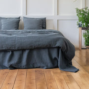 Midnight Blue - 100% Pure Linen | Linen Cotton Mix | 3 Piece Duvet