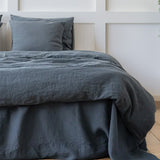 Midnight Blue - 100% Pure Linen | Linen Cotton Mix | 3 Piece Duvet