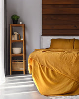 Mustard Yellow - 100% Pure Linen | Linen Cotton Mix | 3 Piece Duvet