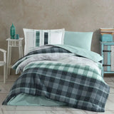 Hobby Suelita Green - Single Perketest Kapitone Duvet Cover Set