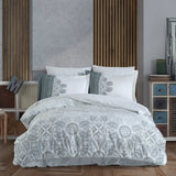 Hobby İrene Gray - Poplin Double Duvet Cover Set