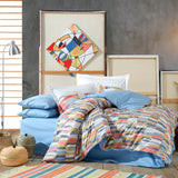 Hobby Mikado Mustard - Poplin Single Duvet Cover Set