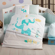 Hobby Pretty Turquoise Baby Duvet Cover Set