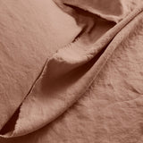 Raw Edged Clay - 100% Pure Linen | Linen Cotton Mix | 3 Piece Duvet